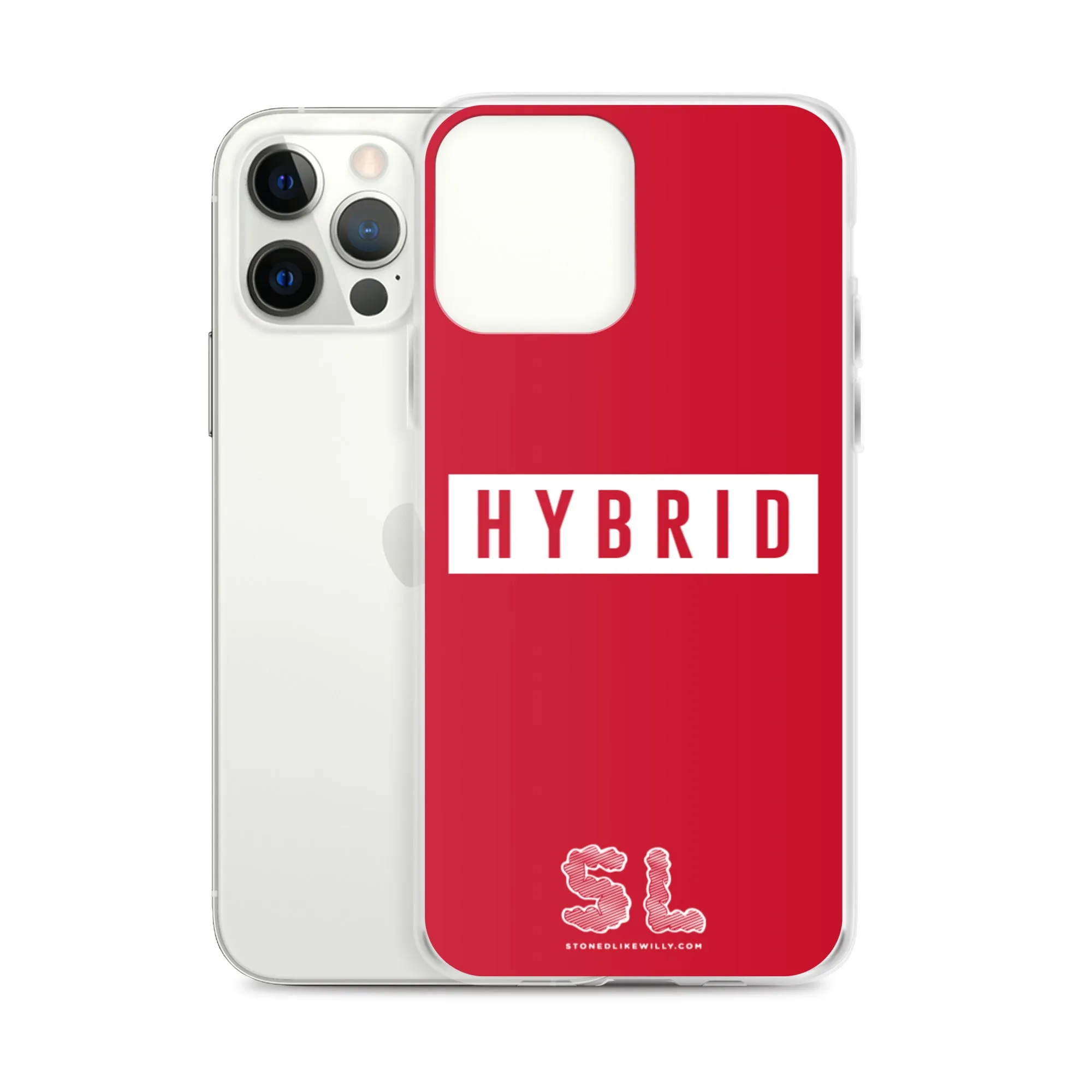 RED HYBRID iPhone Case