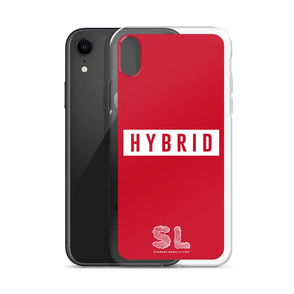 RED HYBRID iPhone Case