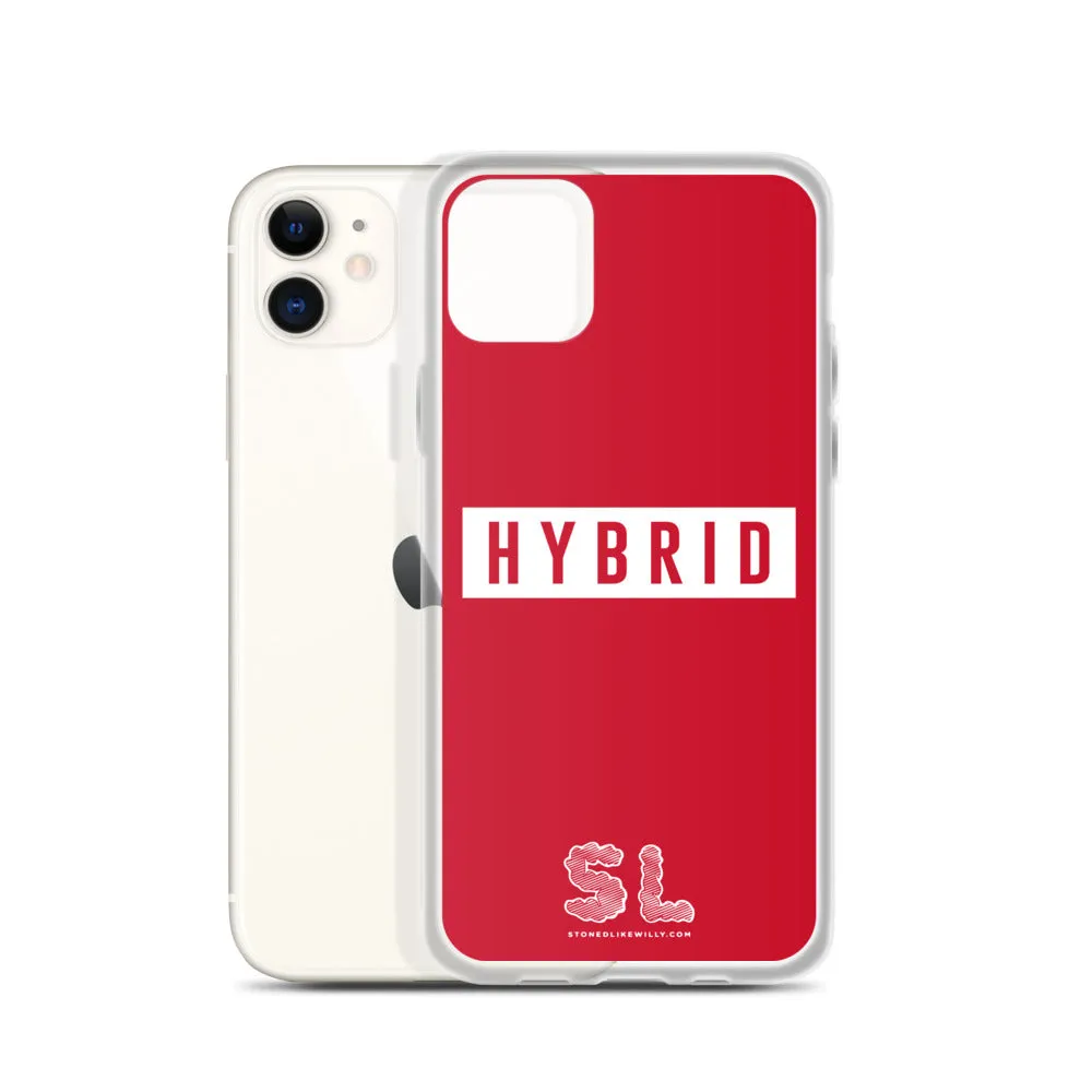 RED HYBRID iPhone Case
