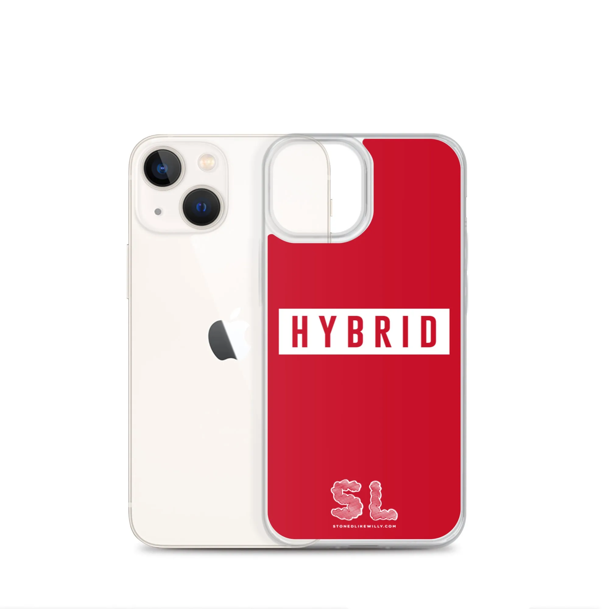 RED HYBRID iPhone Case