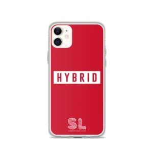 RED HYBRID iPhone Case