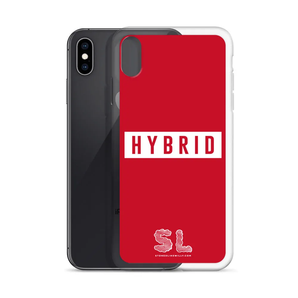 RED HYBRID iPhone Case