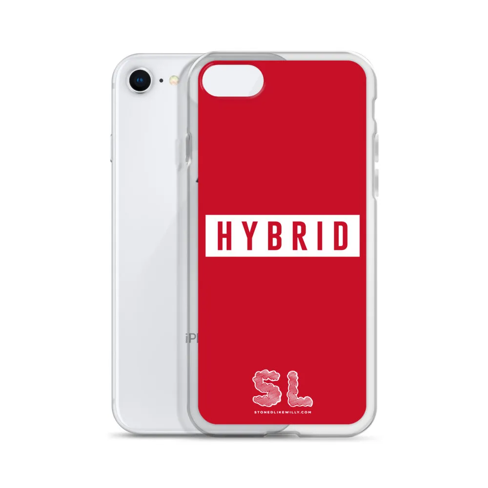 RED HYBRID iPhone Case