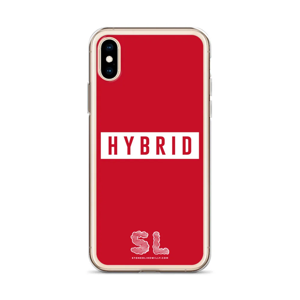 RED HYBRID iPhone Case
