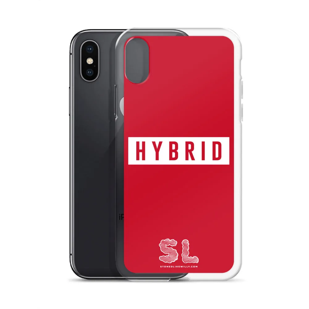 RED HYBRID iPhone Case