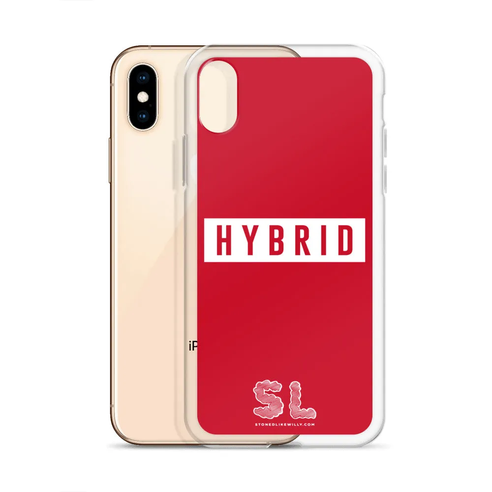 RED HYBRID iPhone Case