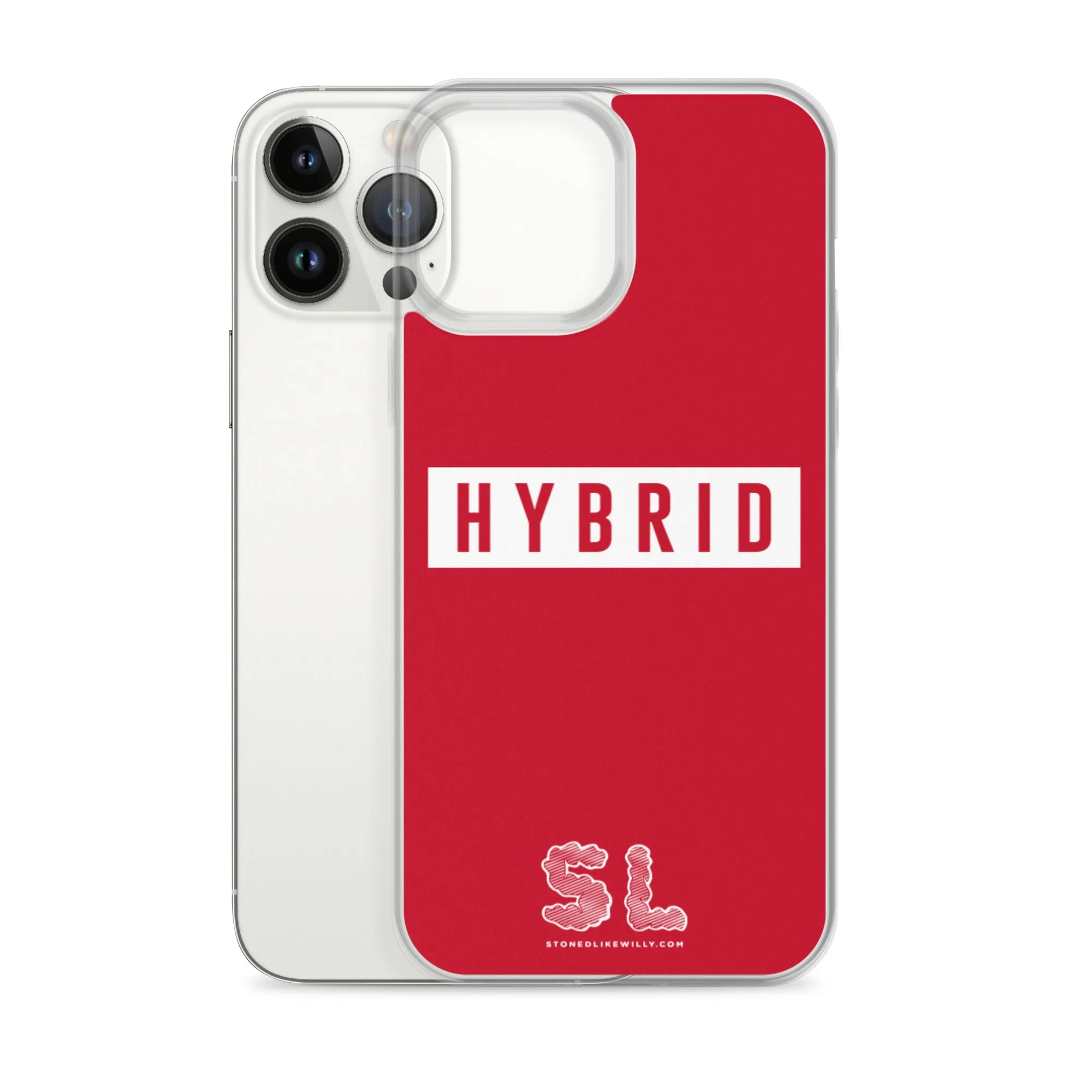 RED HYBRID iPhone Case