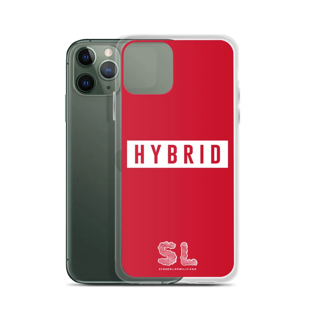 RED HYBRID iPhone Case