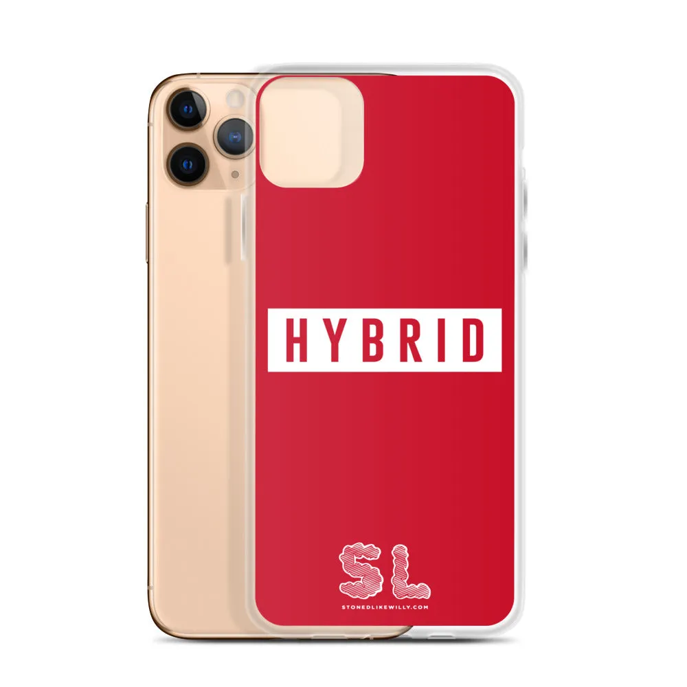 RED HYBRID iPhone Case