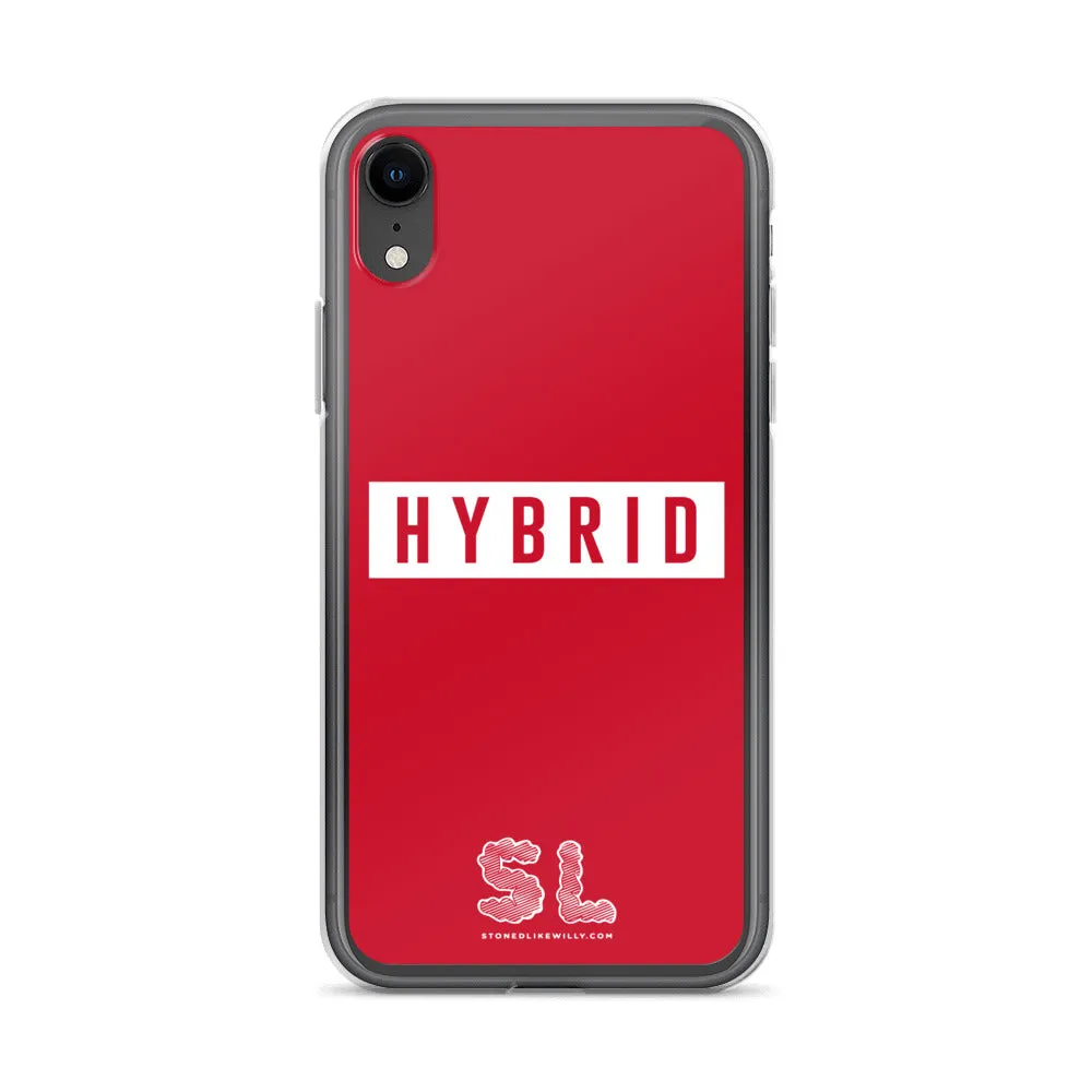 RED HYBRID iPhone Case