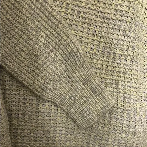 Revolve John   Jenn Bryce Sweater Womens Size M Green Knit Long Sleeve Cozy