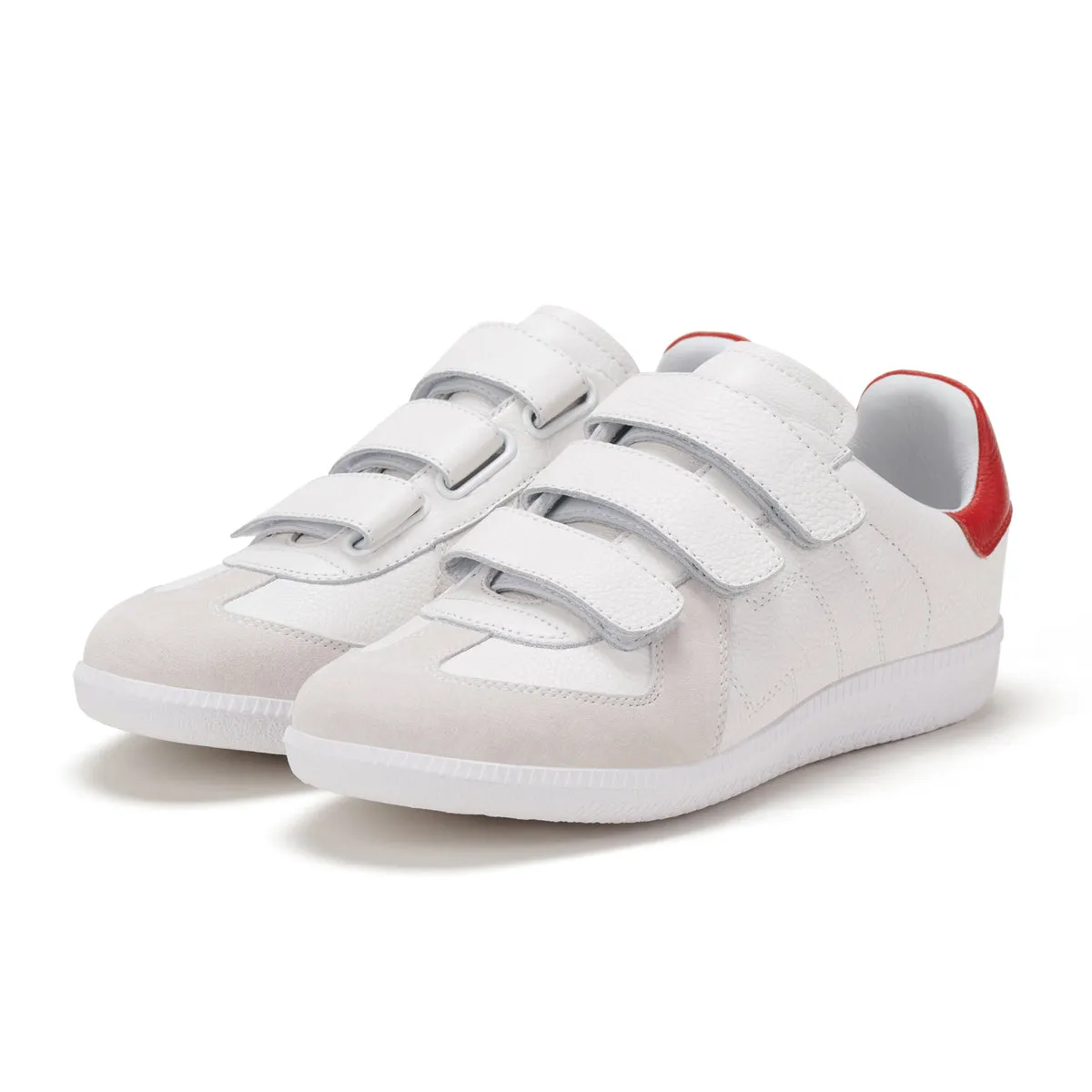 Rollie Pace Velcro Strap - White/Red