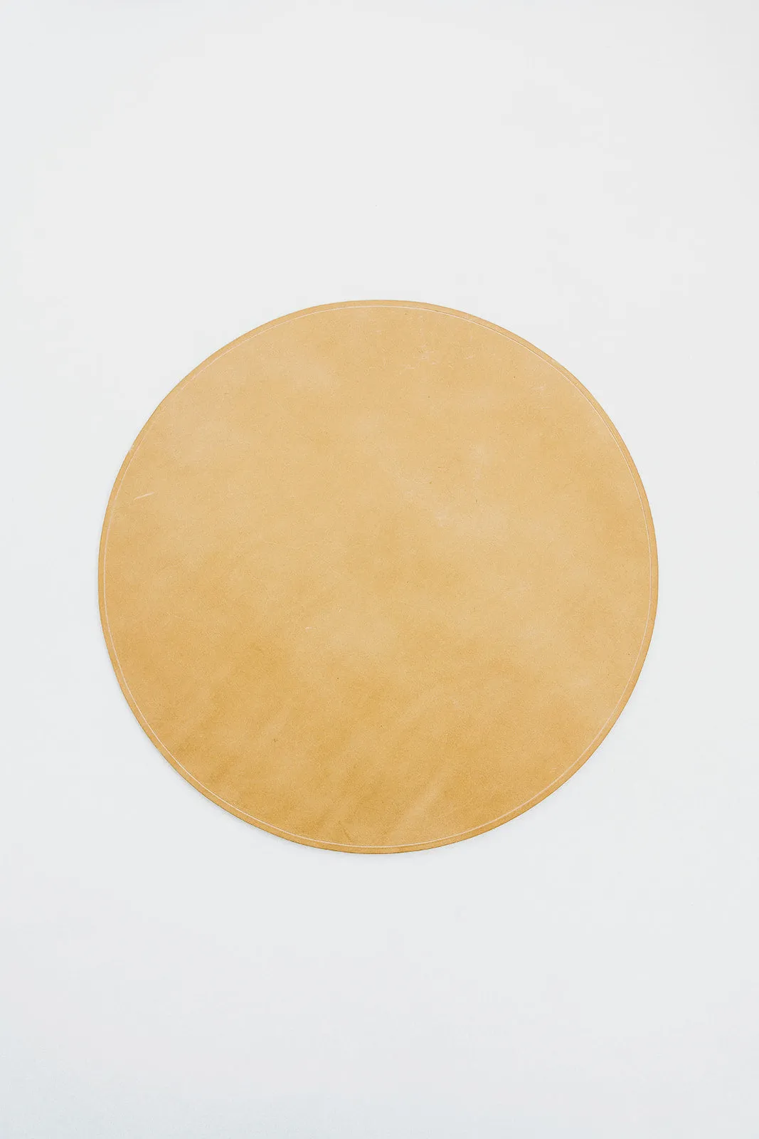 Round Cuoio Set of 4 Placemats