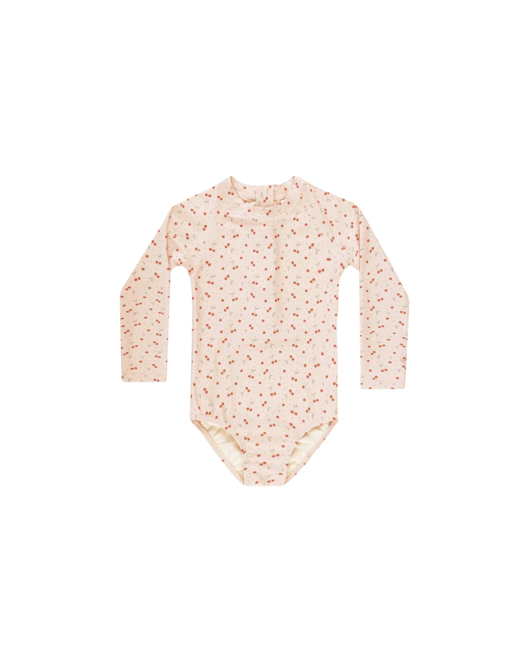 RYLEE   CRU- Cherries Delphine Rashguard One-Piece