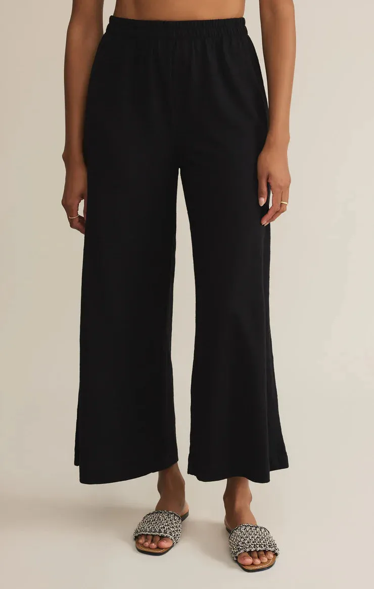 Scout Textured Slub Pant-Black
