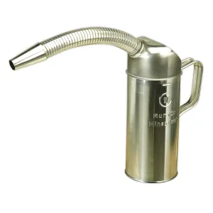Sealey Measuring Jug Metal with Flexible Spout 1L