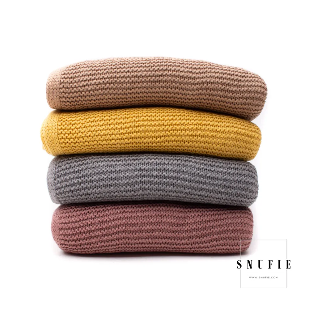 Snufie Super Soft Baby Blanket - Soft Grey
