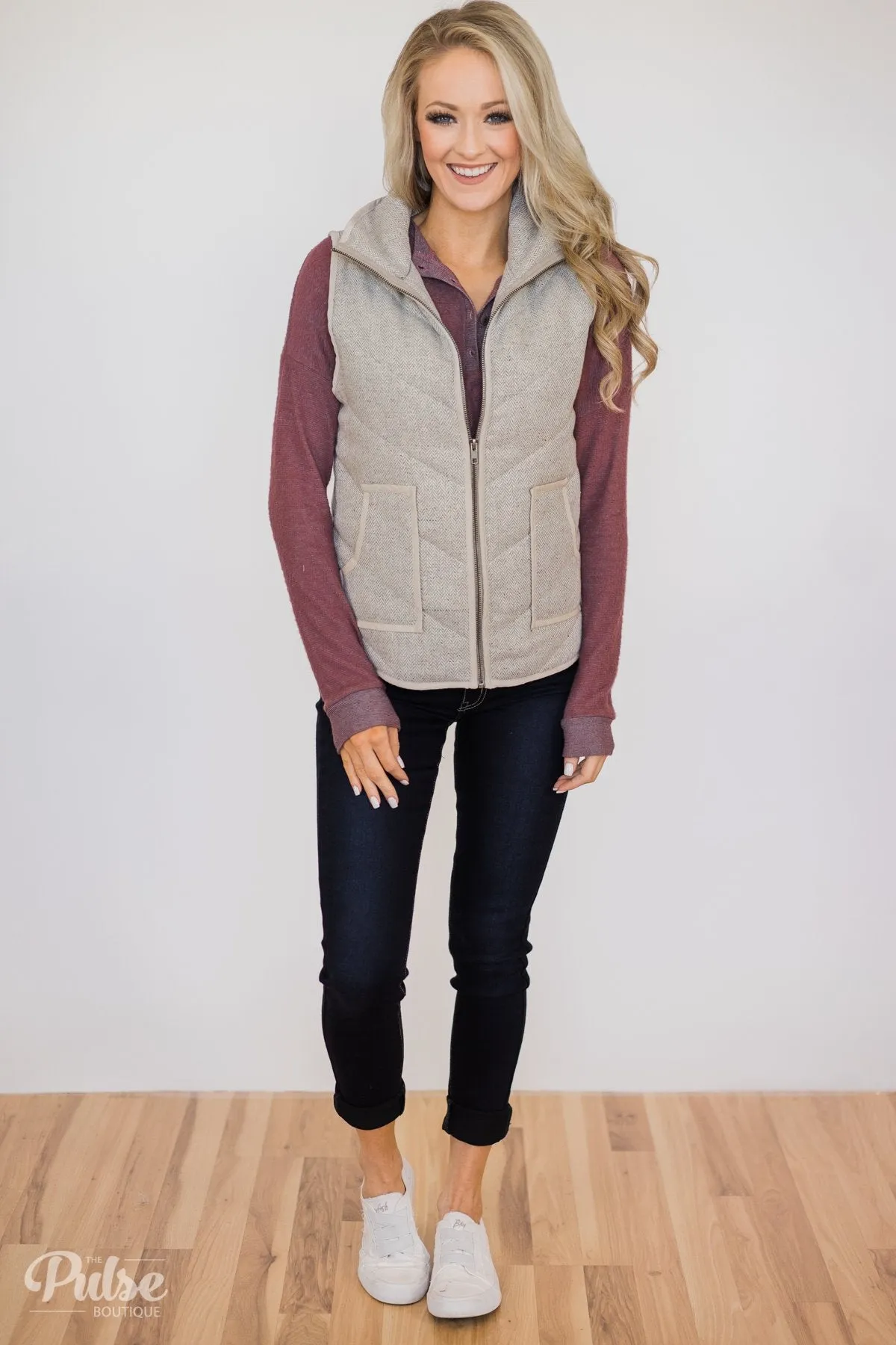 Soft & Cozy 4-Button Henley Top- Antique Eggplant