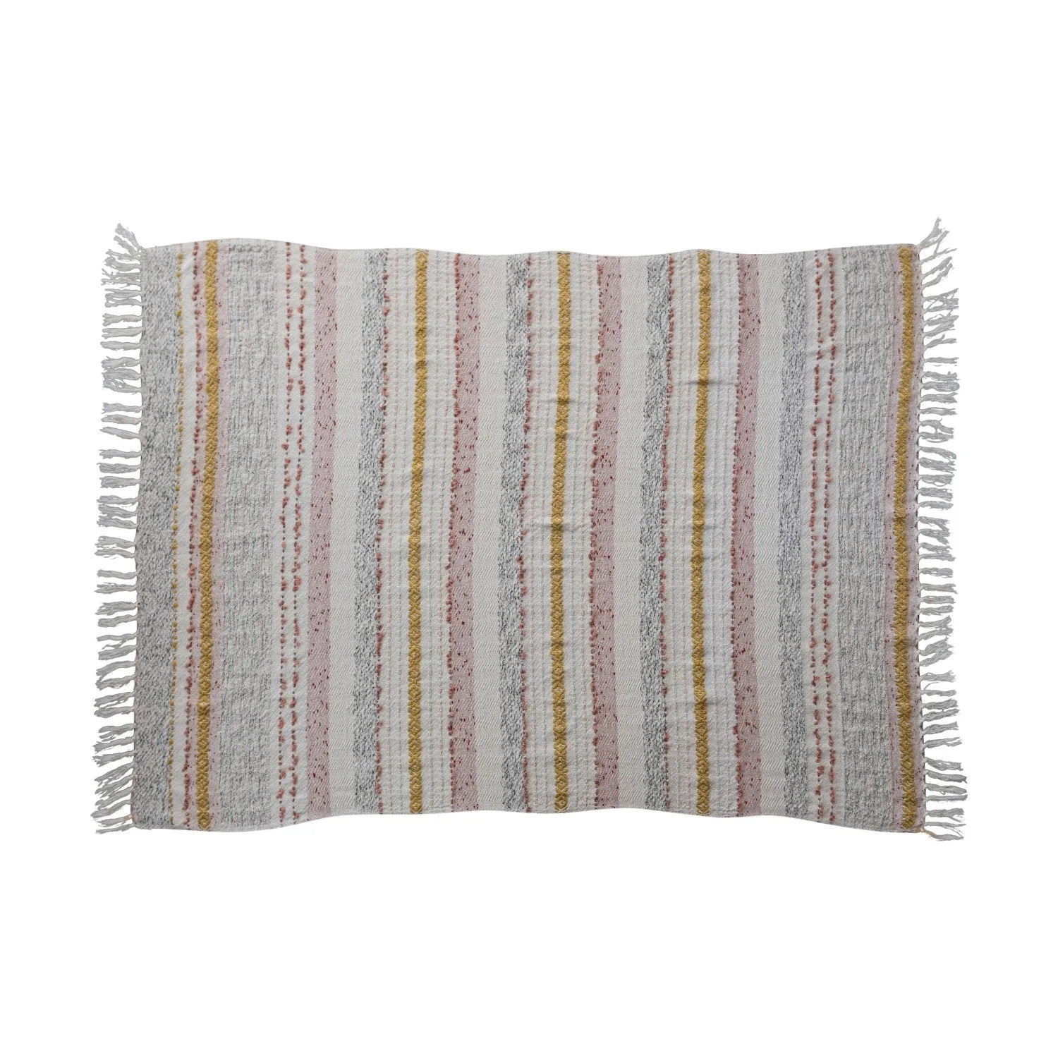 Soft Touch Woven Embroidered Throw