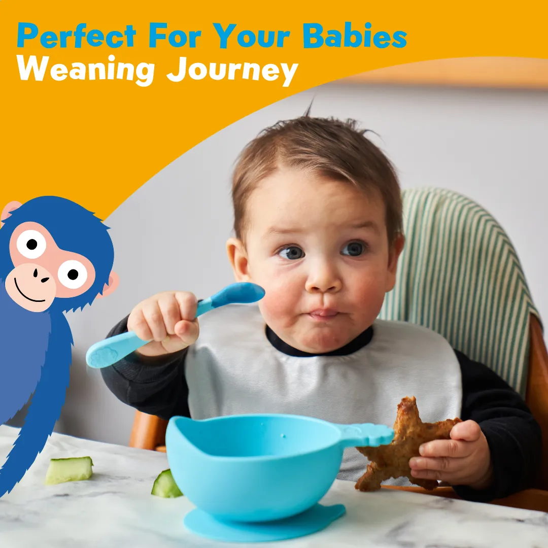 Stage 1 - Weaning spoons - three colour mixed pack