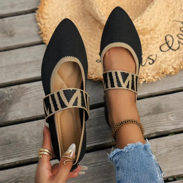 Stylish and Comfortable Slip-On Pointed Flats for Women