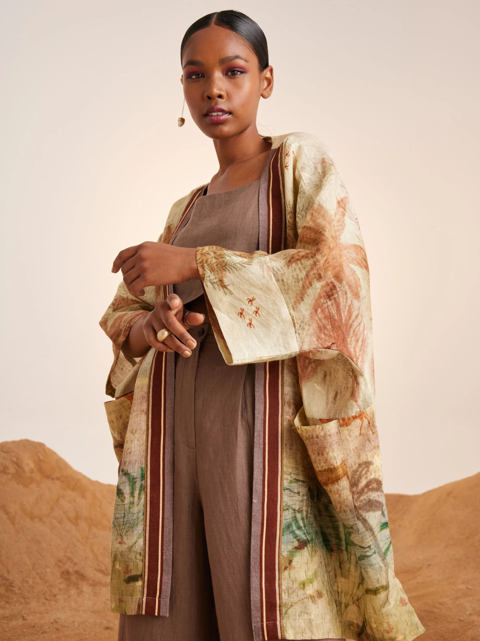 Summer Cape Overlay June-Woods-Linen-Ss25-Jc-Wod-Cord