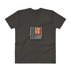 Super Blow Me Gaming Cartridge V-Neck T-Shirt