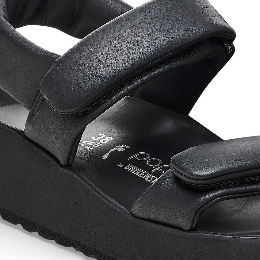 Theda - Black Natural Leather||Theda - Cuir naturel noir