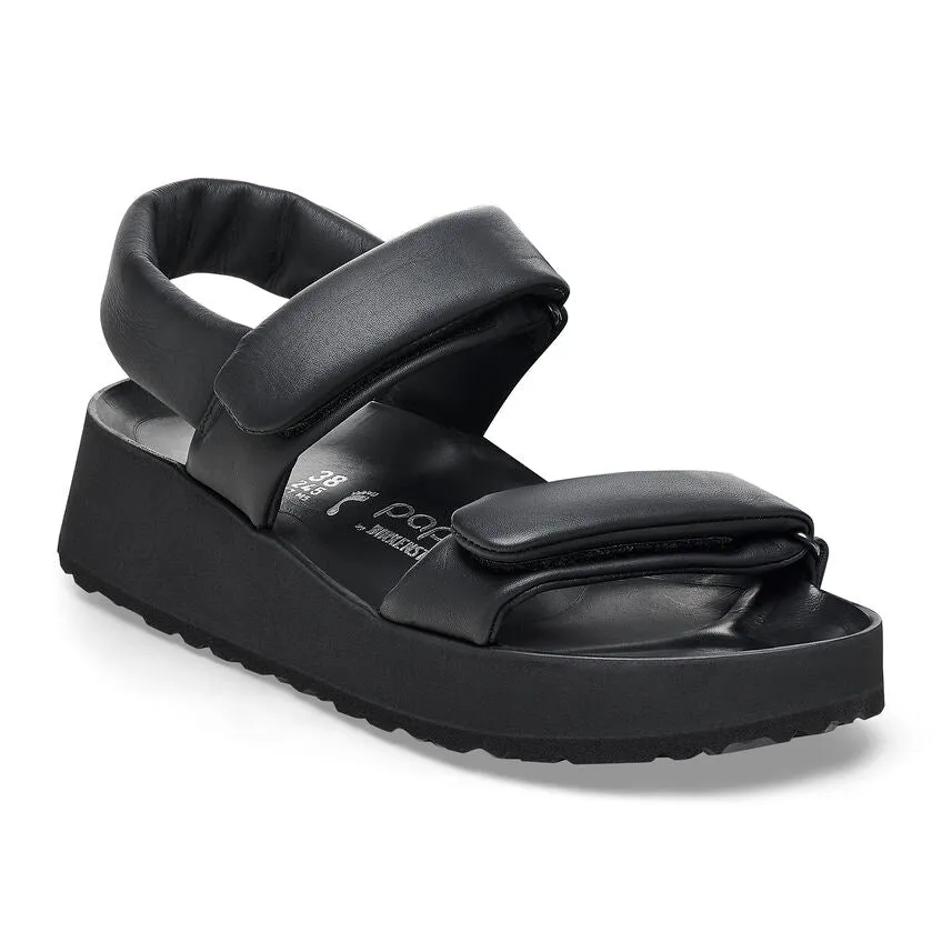 Theda - Black Natural Leather||Theda - Cuir naturel noir