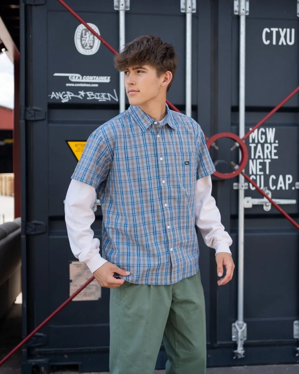 Tim Woven Atlantic Shirt - Blue