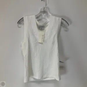 Top Sleeveless By Evereve In White, Size: Xs