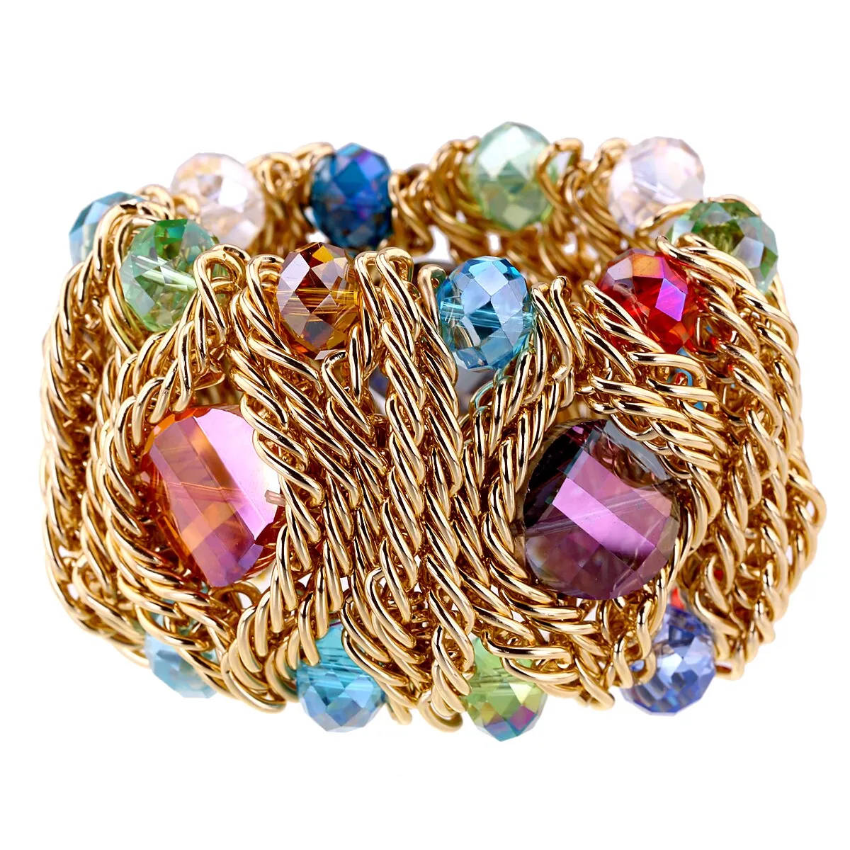 Treasure Cocktail Cuff Bracelet