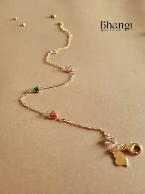 Triangle Anklet - Single