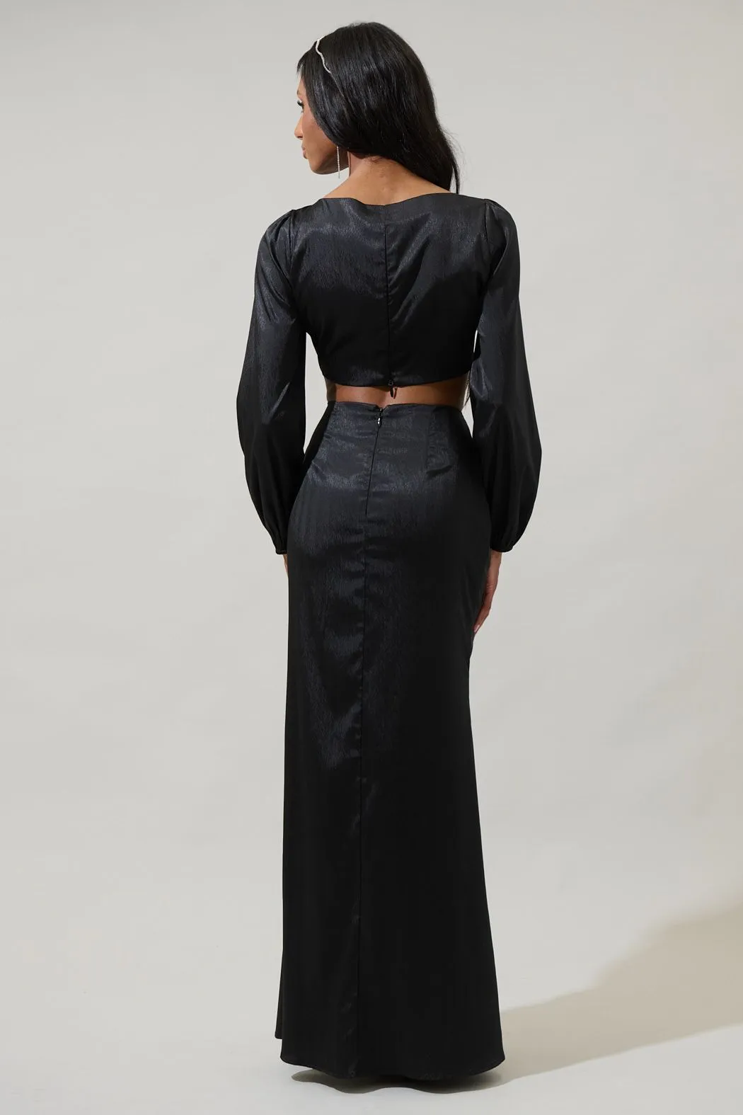 Tulia Twist Tie Maxi Dress