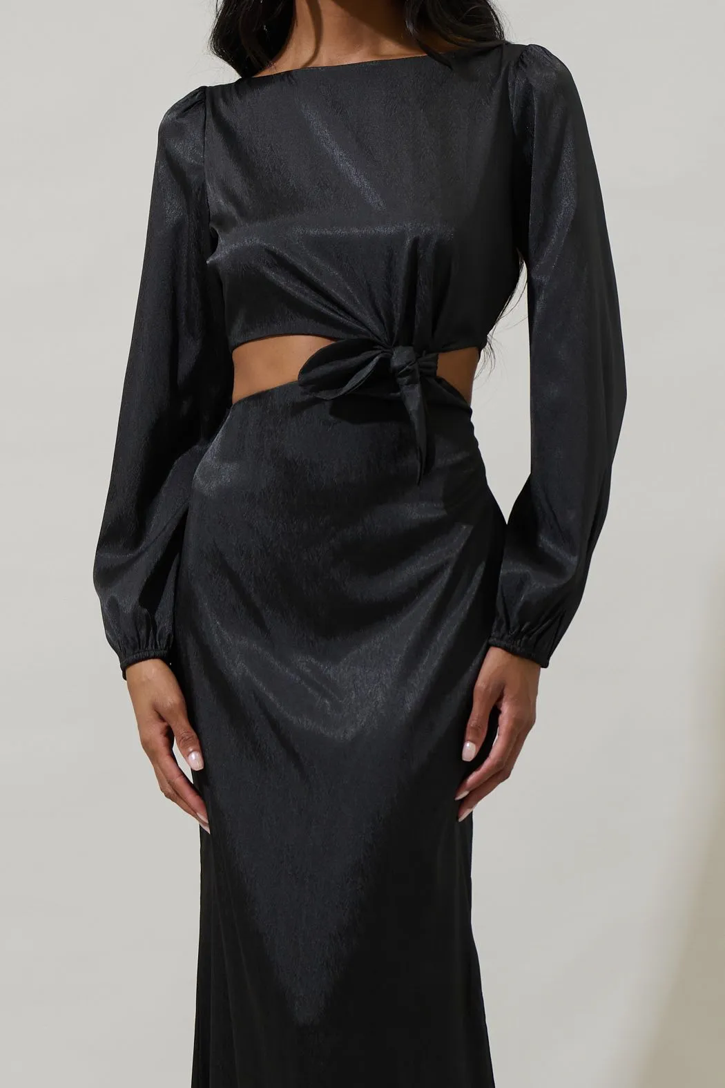 Tulia Twist Tie Maxi Dress