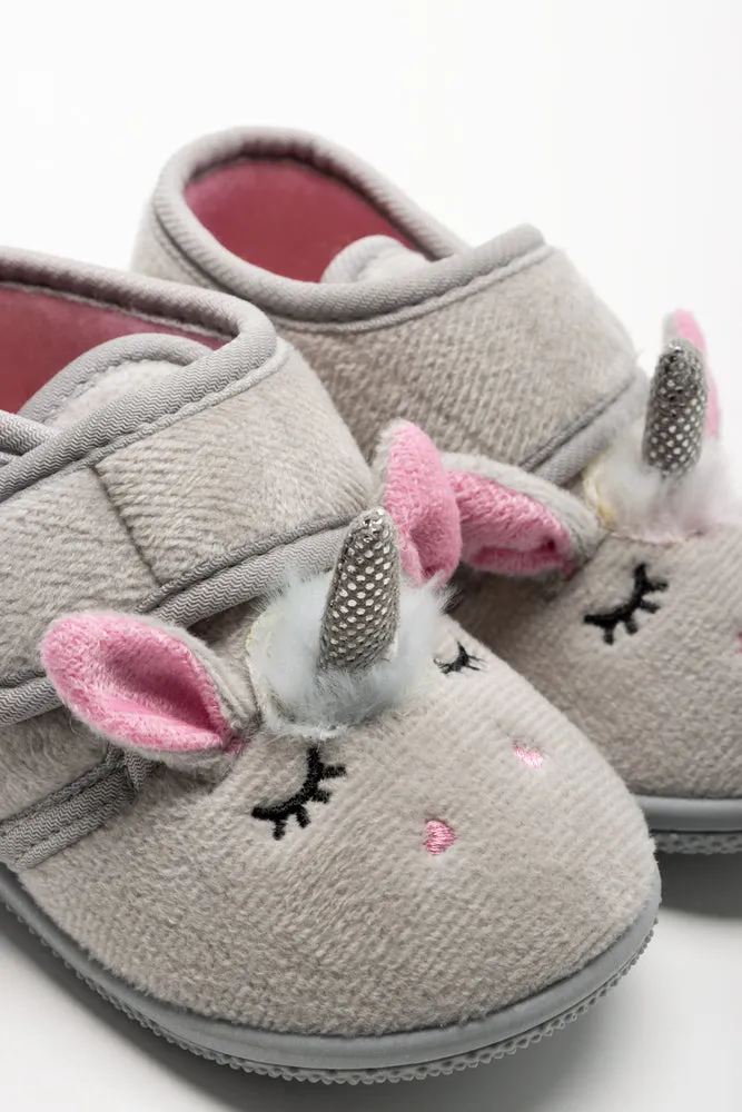 Unicorn Slipper Grey
