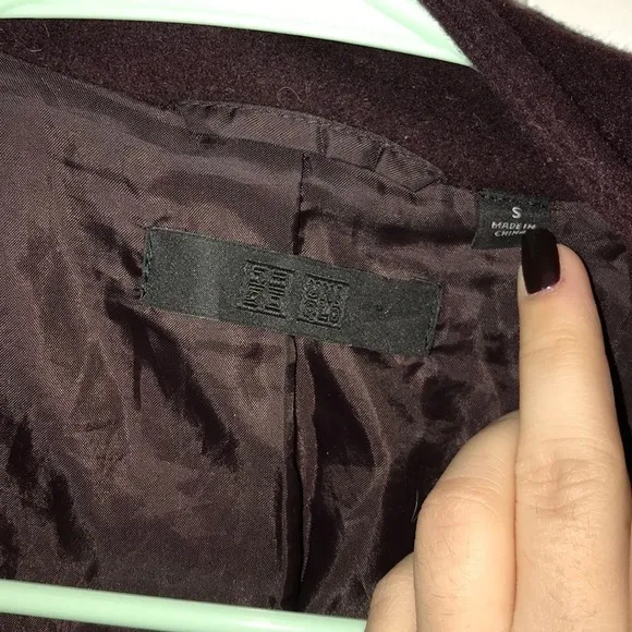 Uniqlo Jacket dark purple size S (6)