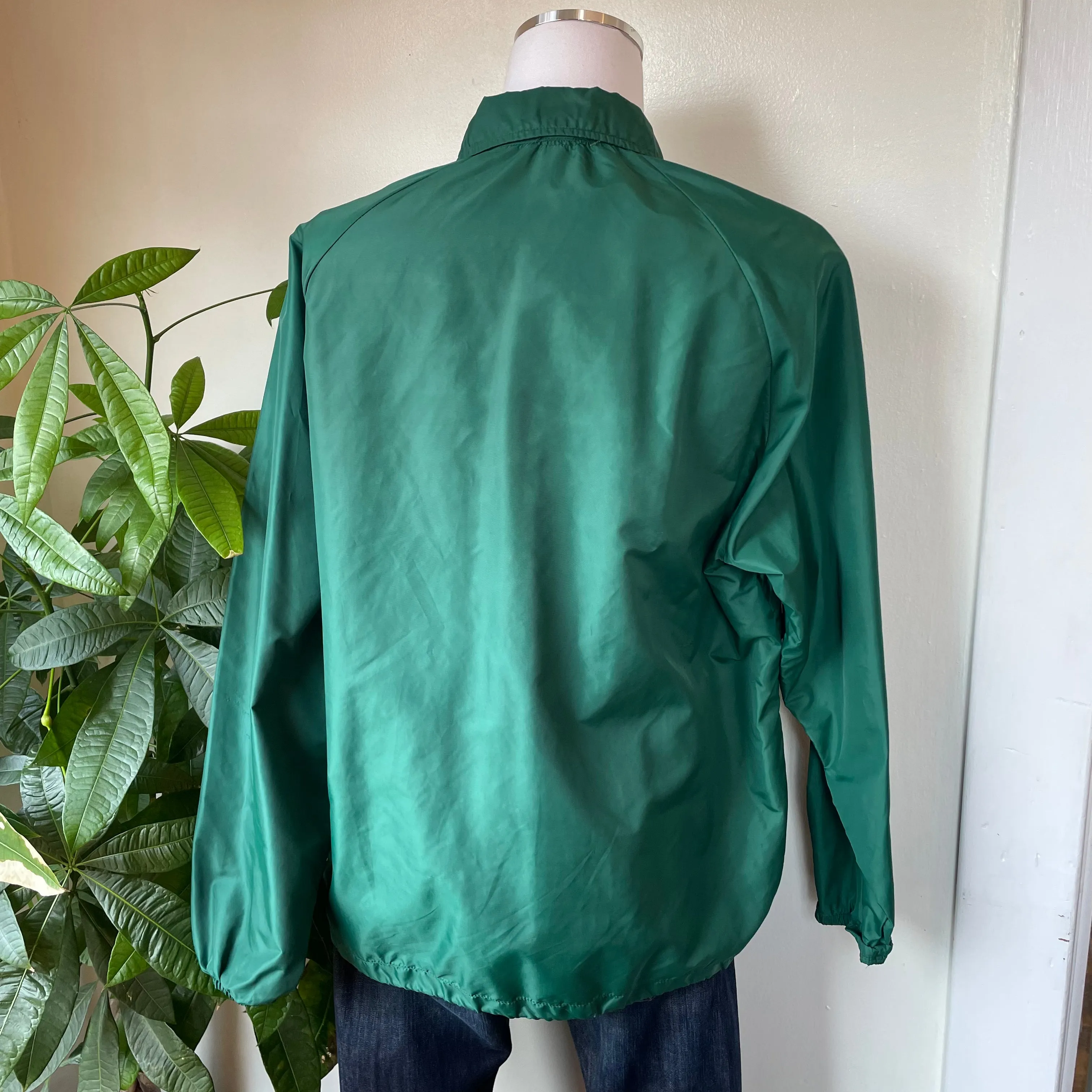 Vintage 70s Retro Green Champion 4-H Lightweight Windbreaker Jacket // Size X-Large (HT2329)