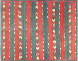 Vintage Afghan Maimana Kilim - 6'2" x 8'0"