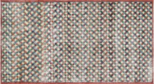 Vintage Turkish Mid-Century-Modern Rug - 4'8" x 8'5"