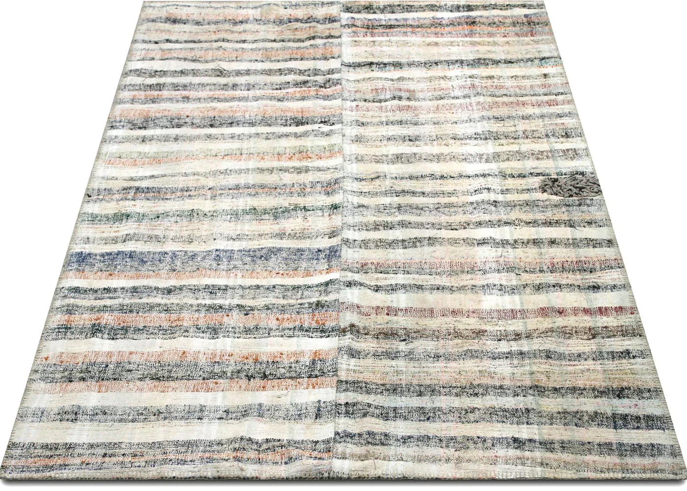 Vintage Turkish Rag Kilim - 6' x 9'7"