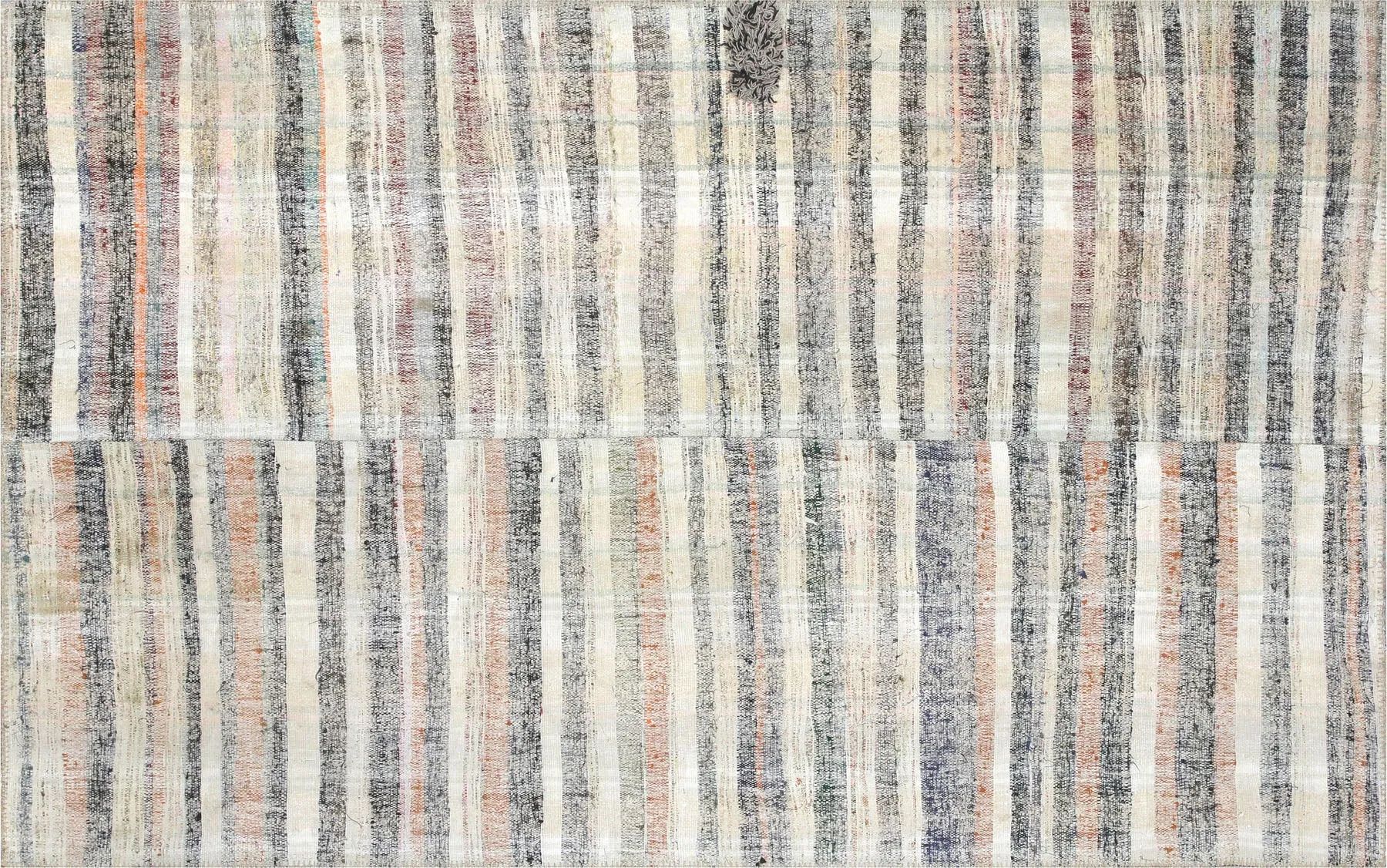 Vintage Turkish Rag Kilim - 6' x 9'7"