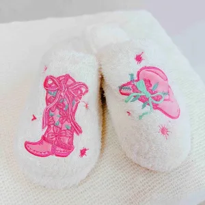 Western Whimsy Coziest Lounge Slippers