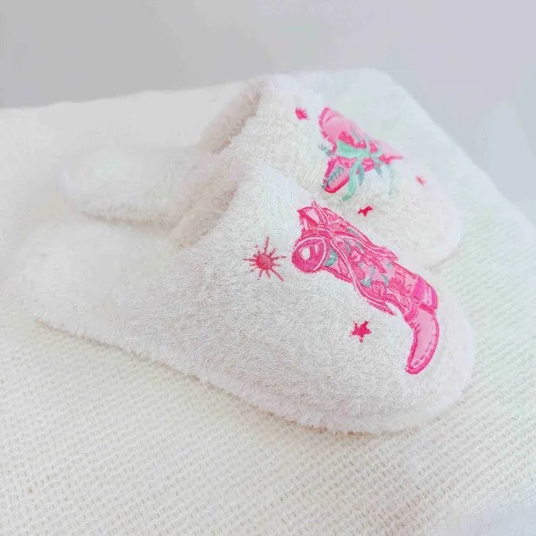 Western Whimsy Coziest Lounge Slippers