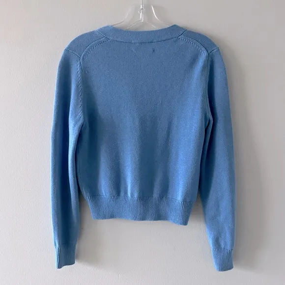 Wilfred Blue Cardigan Sweater