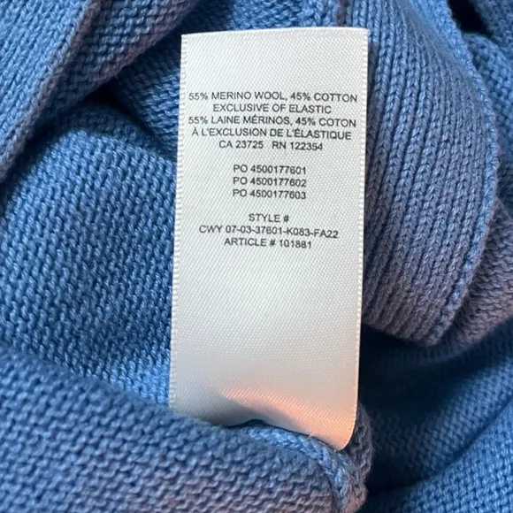 Wilfred Blue Cardigan Sweater
