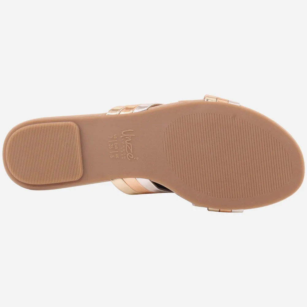 Women "BADY" Multi Color Slip On Slippers