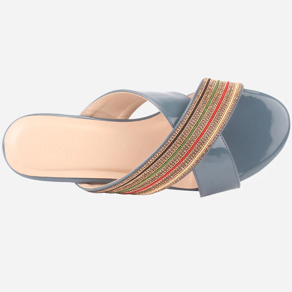 Women "BRIGITTA" Casual Flat Slippers