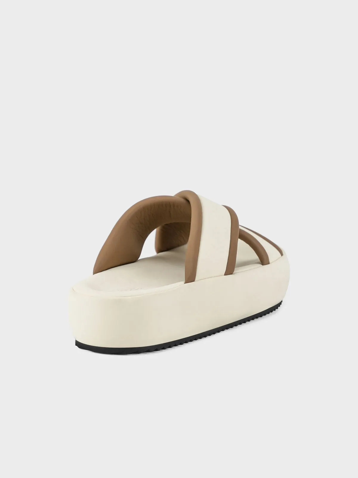 Womens "BOWIE" Cross Over Design Slippers