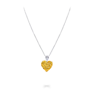 Yellow Heart Pendant